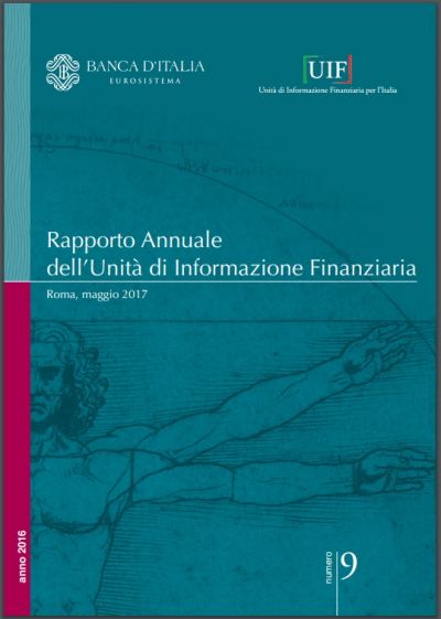 UIF: Rapporto annuale per il 2016, n. 9 - 2017