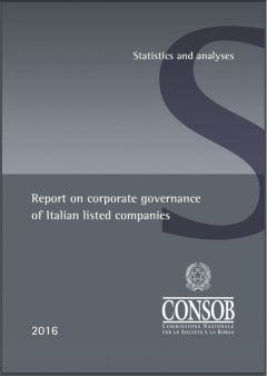 Pubblicato dalla Consob il Rapporto 2016 sulla corporate governance delle società quotate italiane